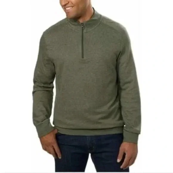 English Laundry Pull up sweatshirt 1/4 zipper - Picture 1 of 10